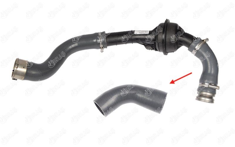 TURBO HORTUMU PLASTİK BORU HARİÇ OK İLE GÖSTERİLEN KÜÇÜK HORTUM DACIA DOKKER 12
