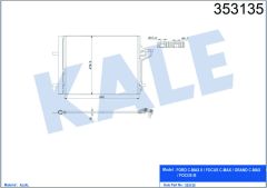 KLIMA RADYATORU FOCUS 3 11 17 1.6 ECOBOOST C-MAX 2 11 1.6 ECOBOOST -2.0 TDCI