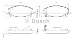 ÖN BALATA AVENSIS 1.8-2.0-2.0D-4D 2.4 03-08 COROLLA VERSO 1.6-1.8- 2.0 2.2D-4D 04-09 0986TB2463