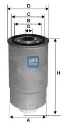 YAKIT FİLTRESİ IVECO DAILY 99-06 WK854/2 JEEP CHEROKEE KJ 2.8 CRD 4x4 04-08