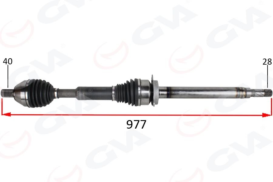 ÖN AKS KOMPLE SAG VOLVO XC60 1 15>17 D3-D4 MANUEL 6 VITES