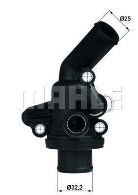 TERMOSTAT 87 C MERCEDES OM668 W168 W414