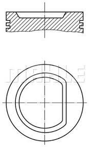 x MOTOR PİSTON SEGMAN STANDART P605-JUMPER 2.0 16V XU102C 405 SRI 7MM ÇUKUR 86.00mm