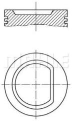 x MOTOR PİSTON SEGMAN STANDART P605-JUMPER 2.0 16V XU102C 405 SRI 7MM ÇUKUR 86.00mm