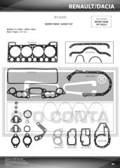 MOTOR TAKIM CONTASI R12 1400 SİLİNDİR KAPAK CONTASI 1.40mm / KEÇESİZ