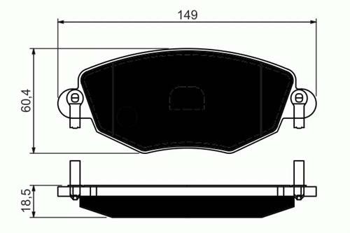 ON FREN BALATASI MONDEO 3 00 07 JAGUAR X TYPE 04 09