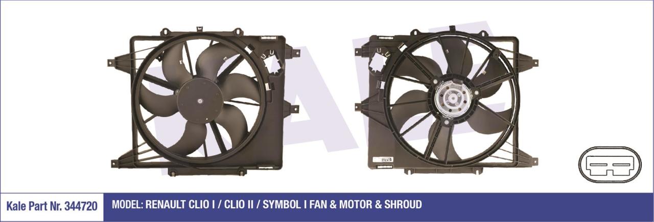 FAN MOTORU PERVANELİ CLIO 2-KANGOO 97 MEGANE 1-SCENIC 1 99-03 AC