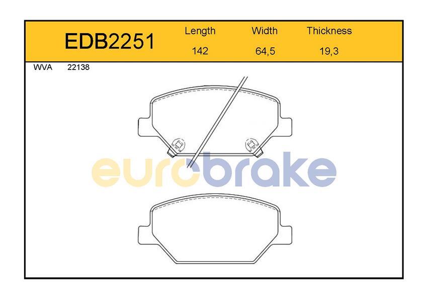 ÖN BALATA INSIGNIA B 2017 17 ----LP3371