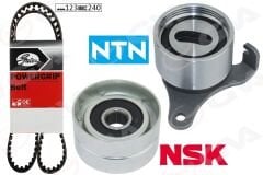 TRİGER KAYIŞ SETİ EKSANTRİK SETİ TOYOTA COROLLA 1.3L 2E karbüratörlü EE90. EE100 88-98 1 KAYIŞ 2 RULMAN 123x240