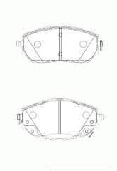 ÖN FREN BALATA TOYOTA AURIS COROLLA 1.33L 1.6L 1NR-FE 1ZR-FAE NRE180 ZRE181 ZRE185 12- / 1.4L 1ND-FTV NDE180 12-