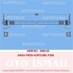 ARKA FREN HORTUMU P206