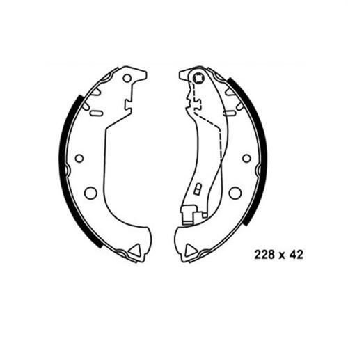 ARKA PABUÇ BALATA DOBLO 1.6-1.9 JTD 03.01 > ALBEA 1.2-1.6 11.00> 228x42