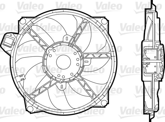 FAN MOTORU MEGANE 3-FLUENCE-SCENIC 3-GRAND SCENIC 3 09 370W