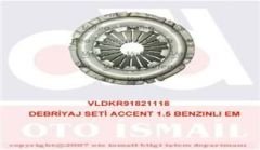 DEBRİYAJ SETİ BASKI DİSK BİLYA HYUNDAI ACCENT 1.5L G4EK karbüratörlü E.M. 95-00 HDK-035