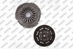 DEBRİYAJ SETİ BASKI DİSK FOCUS 99-04 -CMAX 03-07 MONDEO 4 1.4-1.6-1.8 16V FXDA.FXDC VOLVO C30 1.6 06 12 S40 2 1.6 05 12 V50 1.6 06 12 RULMANSIZ