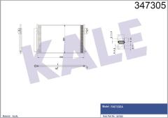 KLİMA KONDENSERİ EGEA-FIAT 500 1.4 AL-PL-BRZ 2015