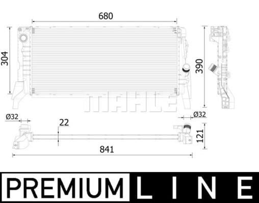 MOTOR SU RADYATORU BMW B37 F45 F46 F48 MINI F56 F55 F57 F60 PREMIUM LINE