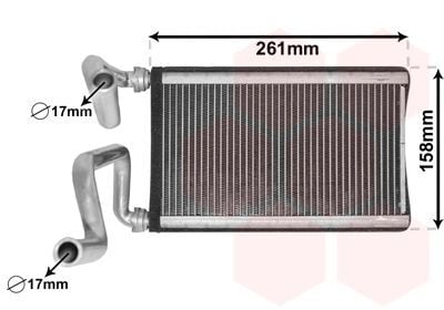 KALORİFER RADYATÖRÜ HONDA CIVIC 1.6L R16A2 FD6 VTEC SEDAN 06-11 1.8L R18A2 FD7 SEDAN 06-11 1.3L HY BRID LDA2 FD3 06- - ALEMİNYUM