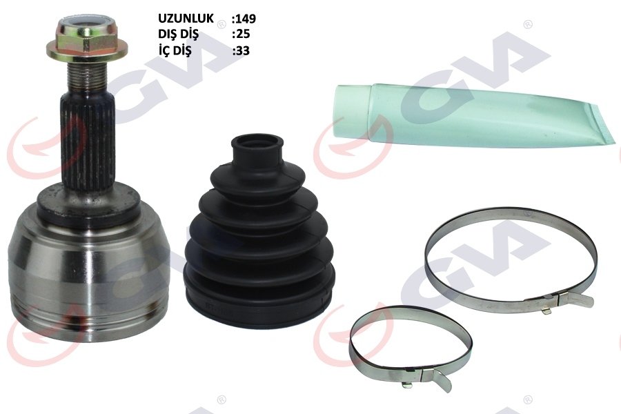 AKS KAFASI DIŞ ÖN RENAULT FLUENCE 09- MEGANE 4 1.5 DCİ 6 VİTES 25x33x52.7 148mm