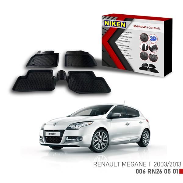 3D PASPAS RENAULT MEGANE 2 2003-2013