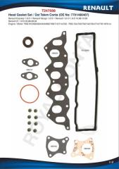 MOTOR ÜST TAKIM CONTA SKT KEÇELİ KANGOO-EXP-CLIO-MEGANE-R19 F8Q