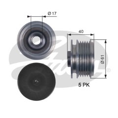 ALTERNATÖR KASNAĞI RULMANLI ACCENT ERA-ELANTRA-GETZ-İ20-İ30-KIA CEED-RIO 1.4-1.6-1.5 CRDİ