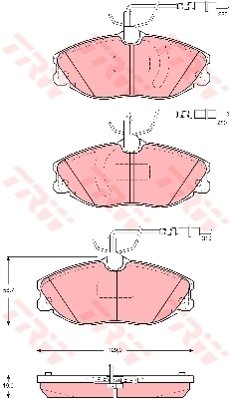 ÖN BALATA FİŞLİ P406 2.0-2.1 TD 94-04 306 GTİ 93-01 XANTIA XM
