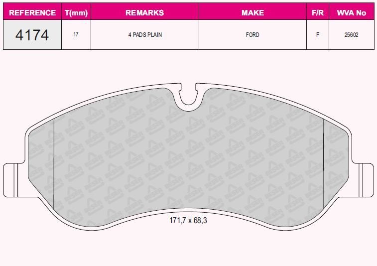 ÖN BALATA FORD TOURNEO CUSTOM-TRANSIT CUSTOM 2.2 TDCI 12