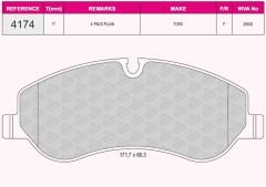 ÖN BALATA FORD TOURNEO CUSTOM-TRANSIT CUSTOM 2.2 TDCI 12