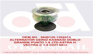 ALTERNATÖR GERGİ KASNAĞI DOBLO-GRANDE PUNTO 1.9 JTD-ASTRA H-VECTRA C-ZAFIRA-SIGNUM 1.9 CDTI 05-