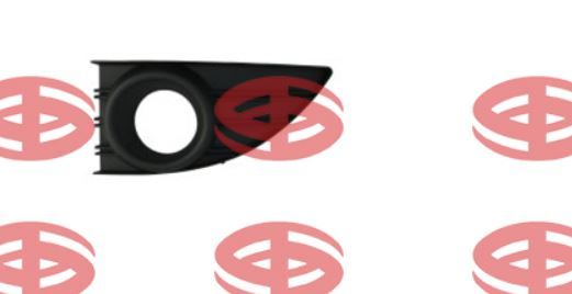 ÖN TAMPON PANJURU SAĞ SİSLİ SİYAH FLUENCE 2009-2012