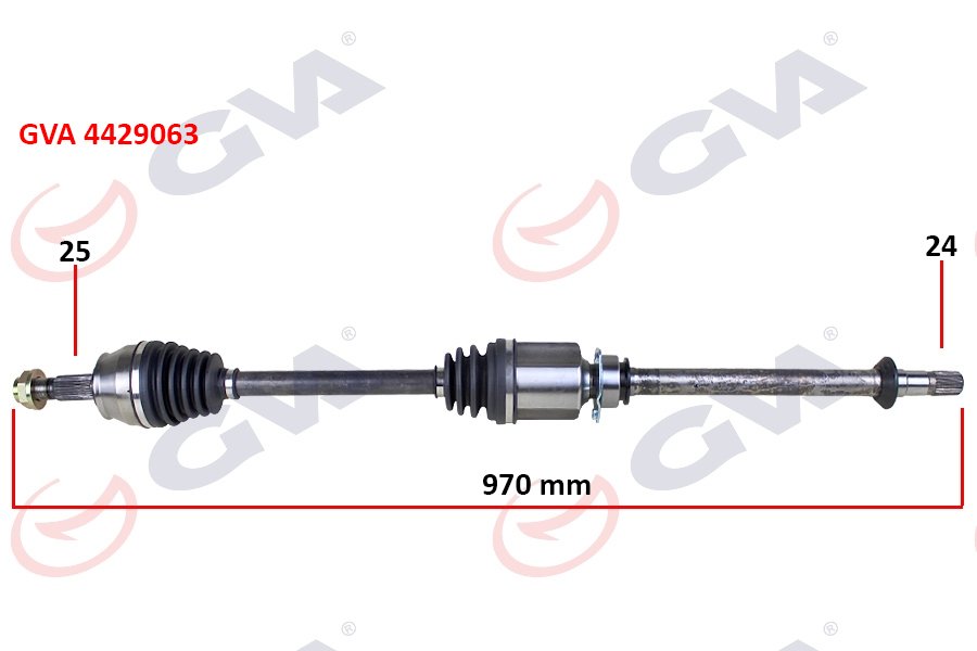 KOMPLE AKS SAĞ MİLLİ DOBLO 1.3 MULTIJET 10 967mm