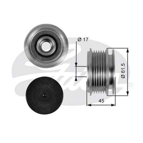 ALTERNATÖR KASNAĞI RULMANLI PASSAT-GOLF 3-4 1.9TDI-CADDY 3 1.7SDI-1.9TDI-CORDOBA 1.9D