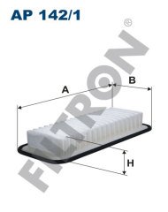 HAVA FİLTRESİ TOYOTA YARIS 1.3L 2SZ-FE SCP12 99-05 1.0L 1SZ-FE SCP10 99-05 1.0L 1KR-FE KSP90 06-11 / DAIHATSU SIRION 1.0L 1KR-FE M300 05-> / P107 05> C1 05> 1.0L