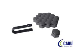 BİJON KAPAĞI KÖMÜR METALİK 22X21mm INSIGNIA- A 20 ADET 220644