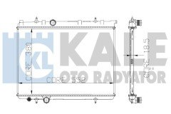 RADYATÖR 206 00 1.4İ-1.6 16V-2.0HDI 90 MEK AC KLİMASIZ 378x536x18