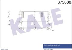 KLİMA KONDENSERİ A4-A5-A6-A7-Q5 AL/AL 645x344x16