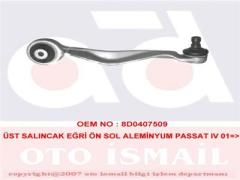 ÜST SALINCAK EĞRİ ÖN SOL ALÜMİNYUM PASSAT 4 01