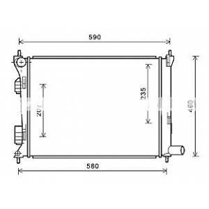 KLİMA KONDENSERİ HYUNDAI ACCENT BLUE 4 1.6 10 512X376X16 OTO.-MEK.