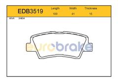 ARKA BALATA ACCENT BLUE 1.4-1.6 2011 KIA SOUL 1.6 09 99.8x41.3x15.5/15.8 GDB3494-FDB4387-LP2295