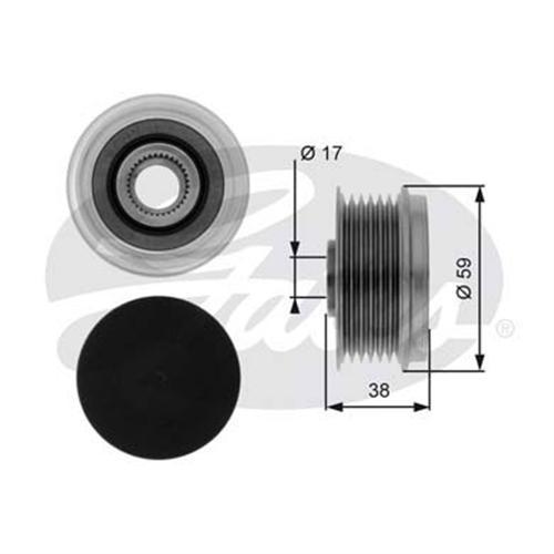 ALTERNATÖR KASNAĞI ASTRA H-COMBO C-CORSA C-D-MERIVA 1.3 CDTI-DOBLO-GRANDE PUNTO-LINEA 1.3 MTJ