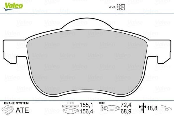 ÖN BALATA VOLVO S60 00-10 S80 98-06 V70 97-07 XC70 00-07 S70 97-00