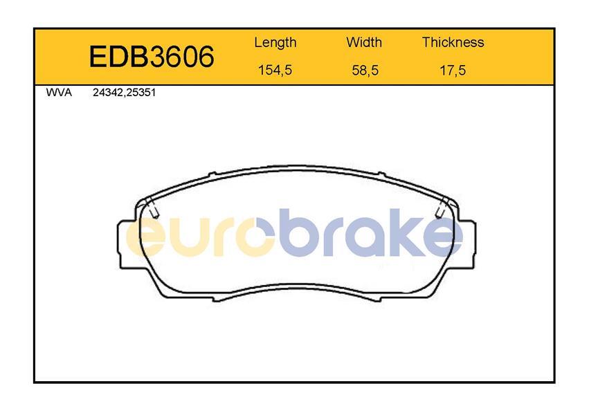 ÖN BALATA CIVIC VIII SEDAN 1.3 HYBRİD 10-12 GDB3581-FDB4161-LP2710