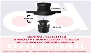 TERMOSTAT KOMPLE BORA-CADDY 2-3-GOLF 3-4-5-POLO-CORDOBA-IBIZA-FABIA-OCTAVIA-LEON-TOLEDO II