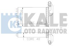 KALORİFER RADYATÖRÜ MEGANE 1-CLIO 1-R19 234x157X42 2 SIRA CU PL