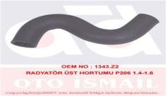 RADYATÖR ÜST HORTUMU P206 1.4-1.6