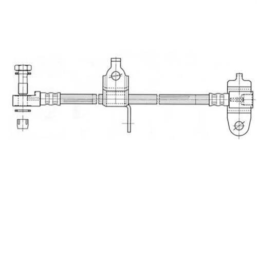 ÖN SOL FREN HORTUMU TRANSİT V184 TF0398