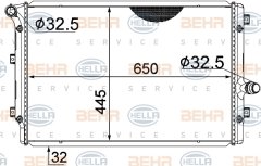RADYATÖR VW CADDY 3 2.0 TDI 10 EOS 2.0 TFSI 06 GOLF 5 2.0 GTI 04-09 AC KLİMA SIZ 648x438x32