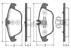 FREN BALATASI ARKA MERCEDES W204 S204 X204 C207 A207