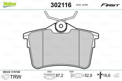 ARKA FREN BALATASI P307 00 09 P308 07 14 PARTNER 08 PARTNER TEPEE 08 BERLINGO 08 C4 04 16 XSARA PICASSO 99 11 DS4 15 18